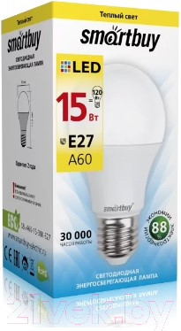 Изображение товара Лампа SmartBuy SBL-A60-15-30K-E27