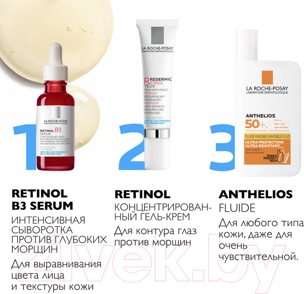Изображение товара Сыворотка для лица La Roche-Posay  Retinol В3 интенсивная против глубоких морщин (30мл)