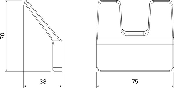 Изображение товара Крючок для ванной IDDIS Slide SLISC20I41