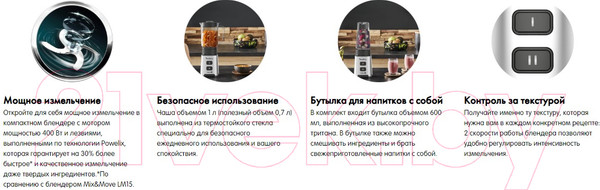 Изображение товара Блендер стационарный Moulinex LM17GD10