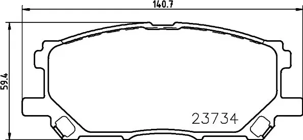 Изображение товара Тормозные колодки Nisshinbo NP1062
