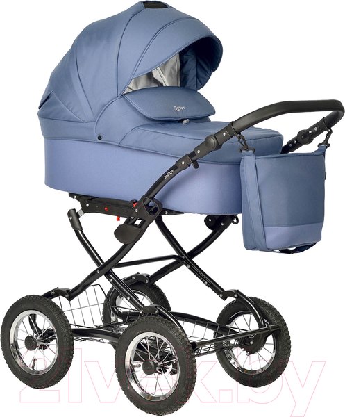 Изображение товара Детская универсальная коляска INDIGO Barbara Classic 2 в 1 (Ba 01, синий)