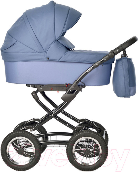 Изображение товара Детская универсальная коляска INDIGO Barbara Classic 2 в 1 (Ba 01, синий)