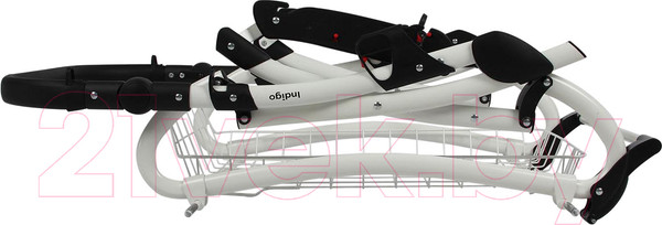 Изображение товара Детская универсальная коляска INDIGO Barbara Classic 2 в 1 (Ba 02, шалфей)