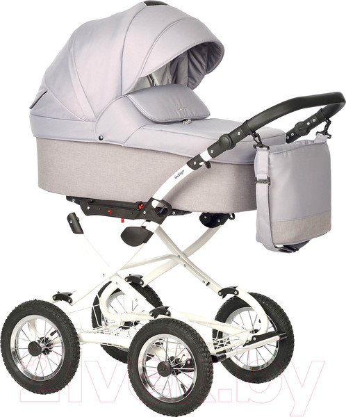 Изображение товара Детская универсальная коляска INDIGO Barbara Classic 2 в 1 (Ba 04, светло-серый)
