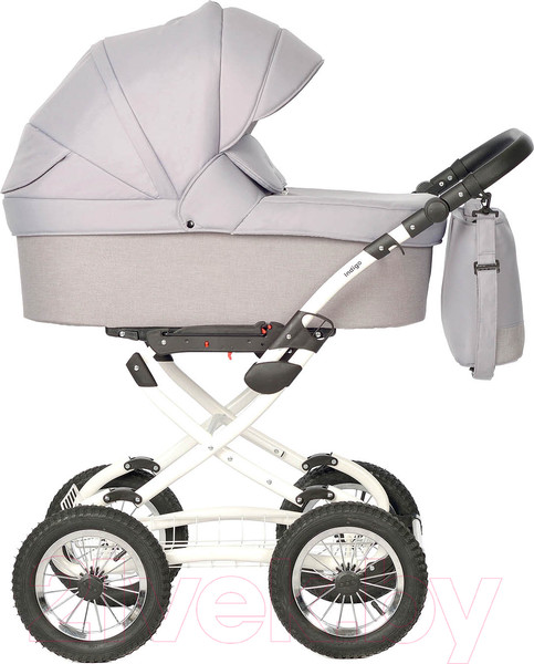 Изображение товара Детская универсальная коляска INDIGO Barbara Classic 2 в 1 (Ba 04, светло-серый)