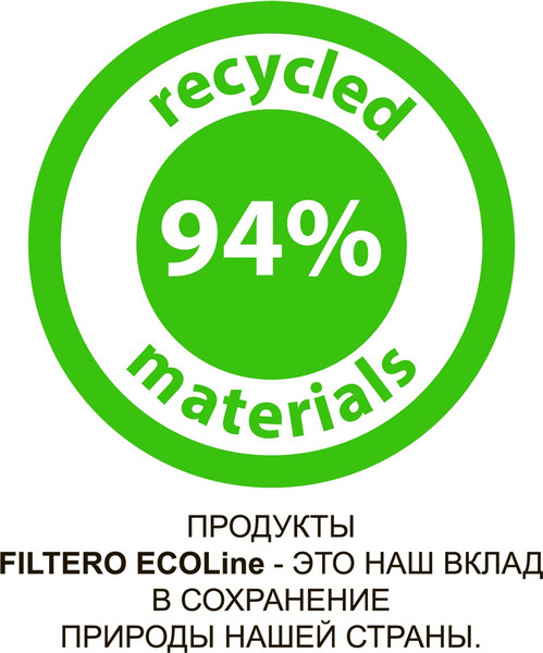 Изображение товара Комплект расходных материалов для пылесоса Filtero ECOLine LGE 01 S-Bag (10шт+фильтр)