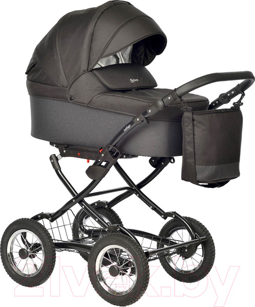 Изображение товара Детская универсальная коляска INDIGO Barbara Classic 2 в 1 (Ba 06, черный)