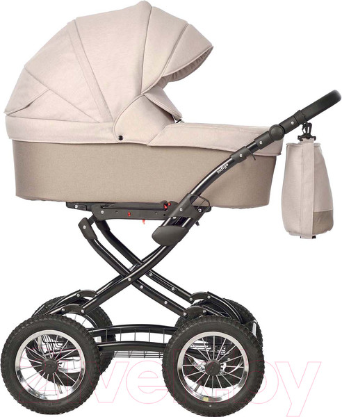 Изображение товара Детская универсальная коляска INDIGO Barbara Classic 2 в 1 (Ba 08, бежевый)
