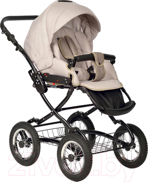 Изображение товара Детская универсальная коляска INDIGO Barbara Classic 2 в 1 (Ba 08, бежевый)