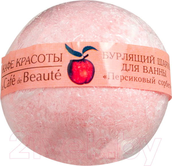 Изображение товара Бомбочка для ванны Le Cafe de Beaute Персиковый сорбет (120г)