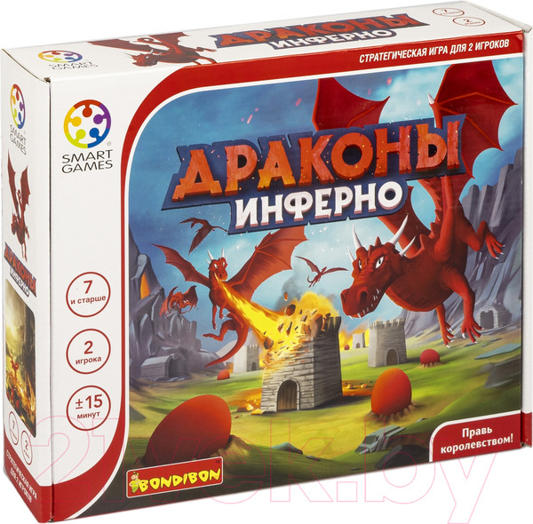 Изображение товара Настольная игра Bondibon Драконы инферно / ВВ5269
