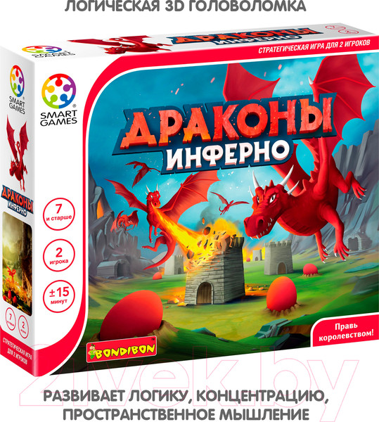 Изображение товара Настольная игра Bondibon Драконы инферно / ВВ5269