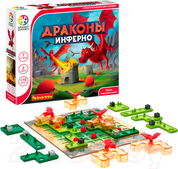 Изображение товара Настольная игра Bondibon Драконы инферно / ВВ5269