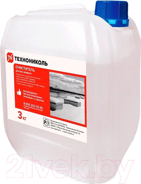 Изображение товара Очиститель Технониколь Для ПВХ мембран (3кг)