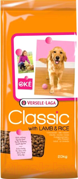 Сухой корм для собак OKE Classic ягненок и рис / 438017 (20кг)