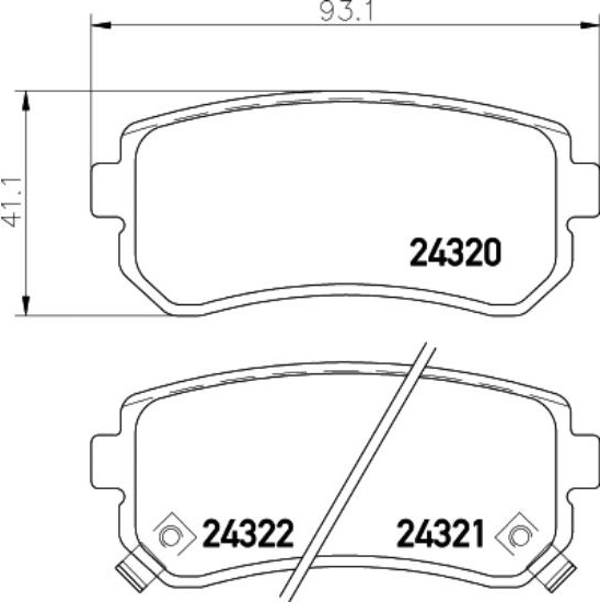 Изображение товара Тормозные колодки Nisshinbo NP6025
