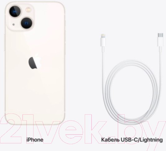 Изображение товара Смартфон восстановленный Apple iPhone 13 mini 128GB Flip Грейд B (красный)