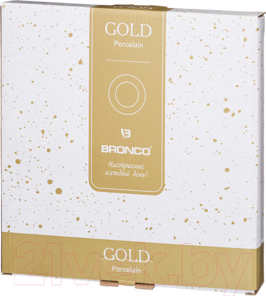 Изображение товара Тарелка столовая обеденная Bronco Gold / 263-1081