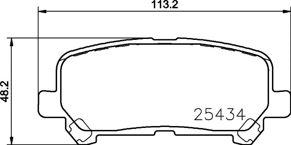 Изображение товара Тормозные колодки Nisshinbo NP8043