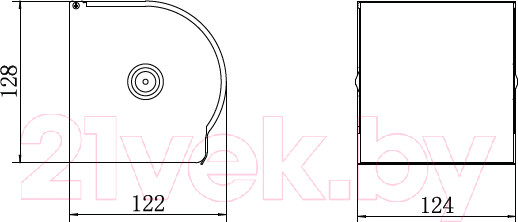 Изображение товара Держатель для туалетной бумаги Fashun A7501-7