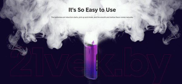 Изображение товара Электронный парогенератор VooPoo V.THRU Pro Pod 900mAh (3мл, зеленый/розовый)
