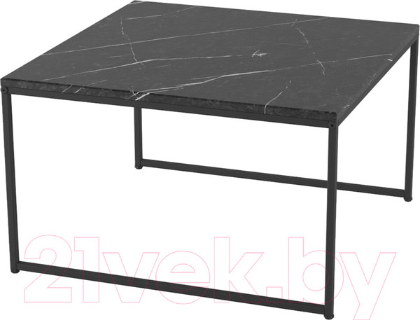 Изображение товара Журнальный столик Калифорния мебель Овер (черный мрамор)