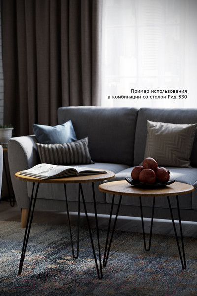 Изображение товара Журнальный столик Калифорния мебель РИД 430 (дуб американский)