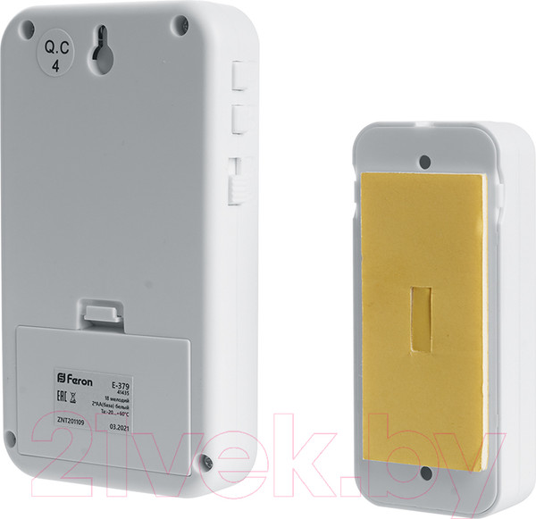 Изображение товара Электрический звонок Feron E-374 / 41435 (белый)