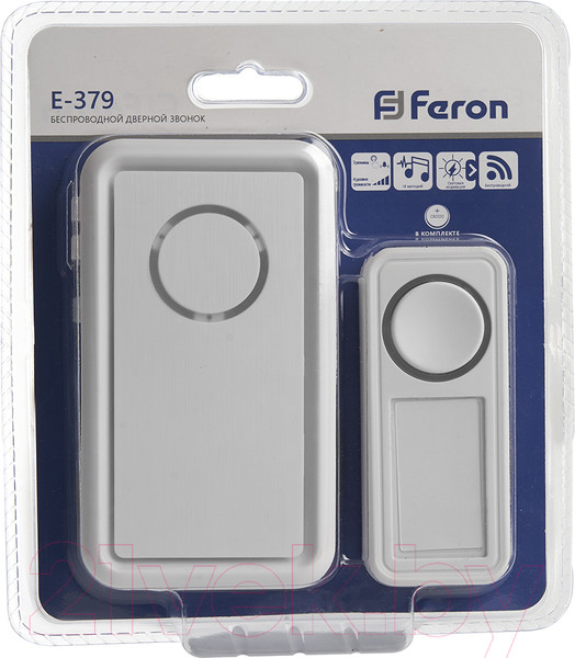 Изображение товара Электрический звонок Feron E-374 / 41435 (белый)