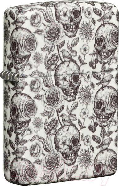 Изображение товара Зажигалка Zippo Skeleton Design / 49458 (серый матовый)