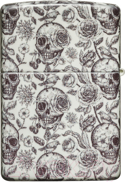 Изображение товара Зажигалка Zippo Skeleton Design / 49458 (серый матовый)