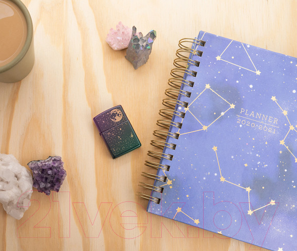Изображение товара Зажигалка Zippo Starry Sky / 49448 (фиолетовый матовый)