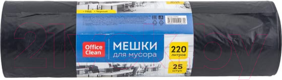 Изображение товара Пакеты для мусора OfficeClean 243963 220л (25шт)