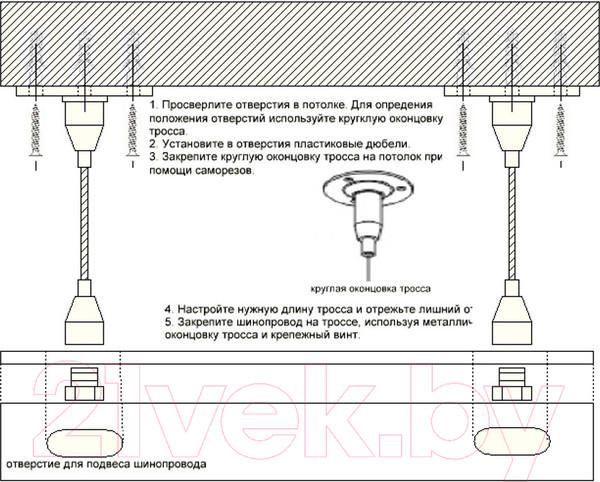 Изображение товара Шинопровод Feron CAB1005 / 41733
