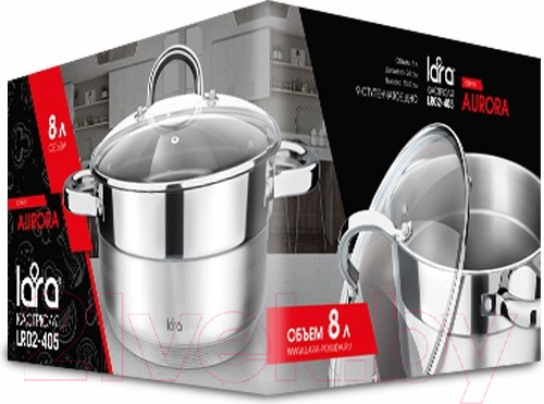 Изображение товара Кастрюля Lara Aurora LR02-405 (8л)
