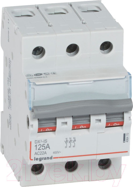 Изображение товара Выключатель нагрузки Legrand DX3-IS 125A 3P / 406470