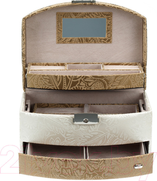 Изображение товара Шкатулка Jardin D'ete P6868D (бежево-золотой)