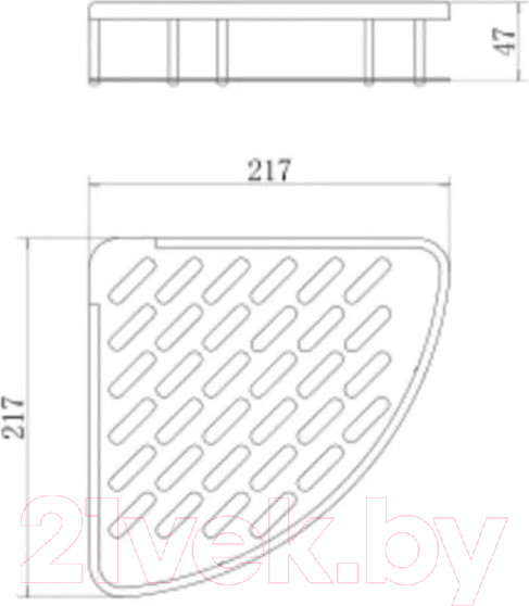 Изображение товара Полка для ванной Fashun A7325-17
