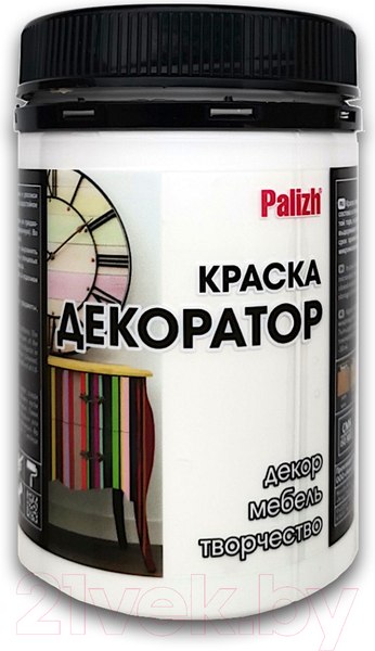 Изображение товара Краска Palizh Декоратор Акриловая (320г, белый)