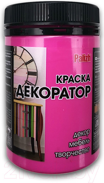 Изображение товара Краска Palizh Декоратор Акриловая (320г, ярко-розовый)