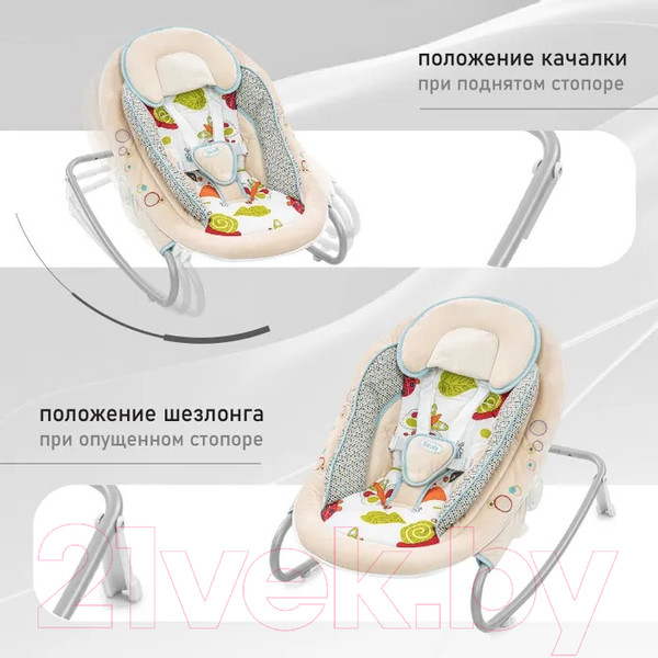 Изображение товара Качели для новорожденных Nuovita Migliore (берег)