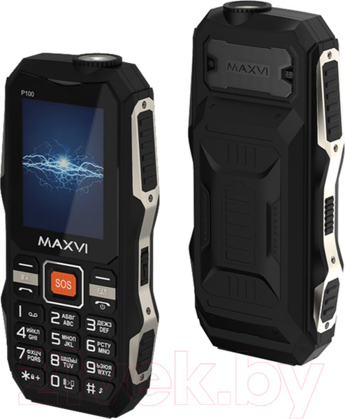 Изображение товара Мобильный телефон Maxvi P100 (черный)