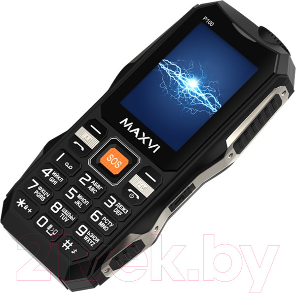 Изображение товара Мобильный телефон Maxvi P100 (черный)