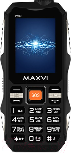 Изображение товара Мобильный телефон Maxvi P100 (черный)