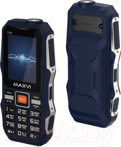Изображение товара Мобильный телефон Maxvi P100 (синий)