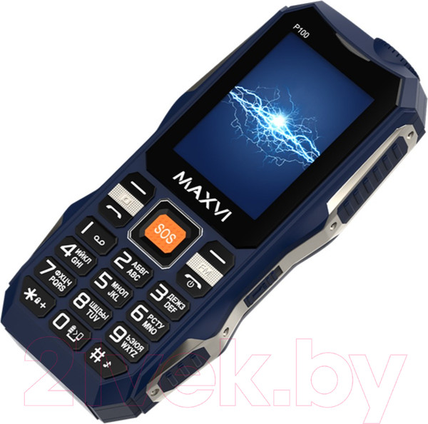 Изображение товара Мобильный телефон Maxvi P100 (синий)