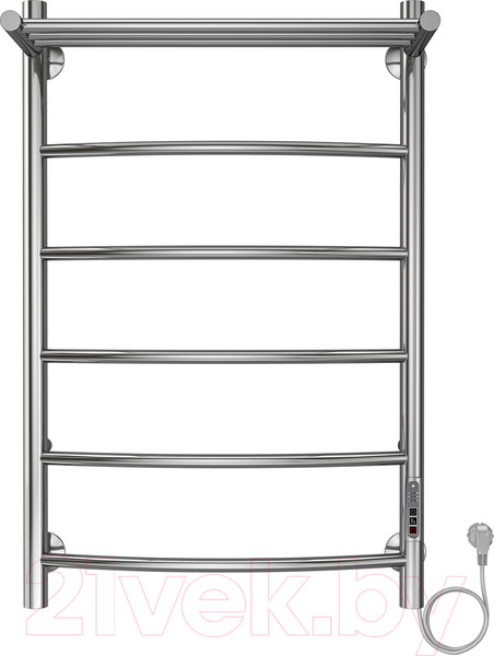 Изображение товара Полотенцесушитель электрический GRANULA Классик 50x80 D32 с полкой (терморегулятор с таймером)