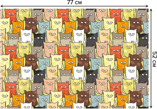 Изображение товара Коврик для ванной JoyArty Котятки / bath_32589