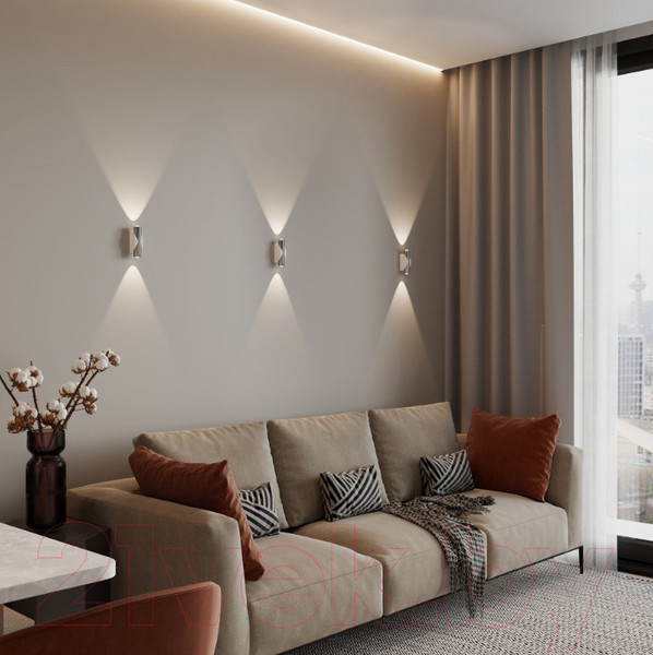 Изображение товара Бра Elektrostandard Steel 40109/LED (белый/сталь)